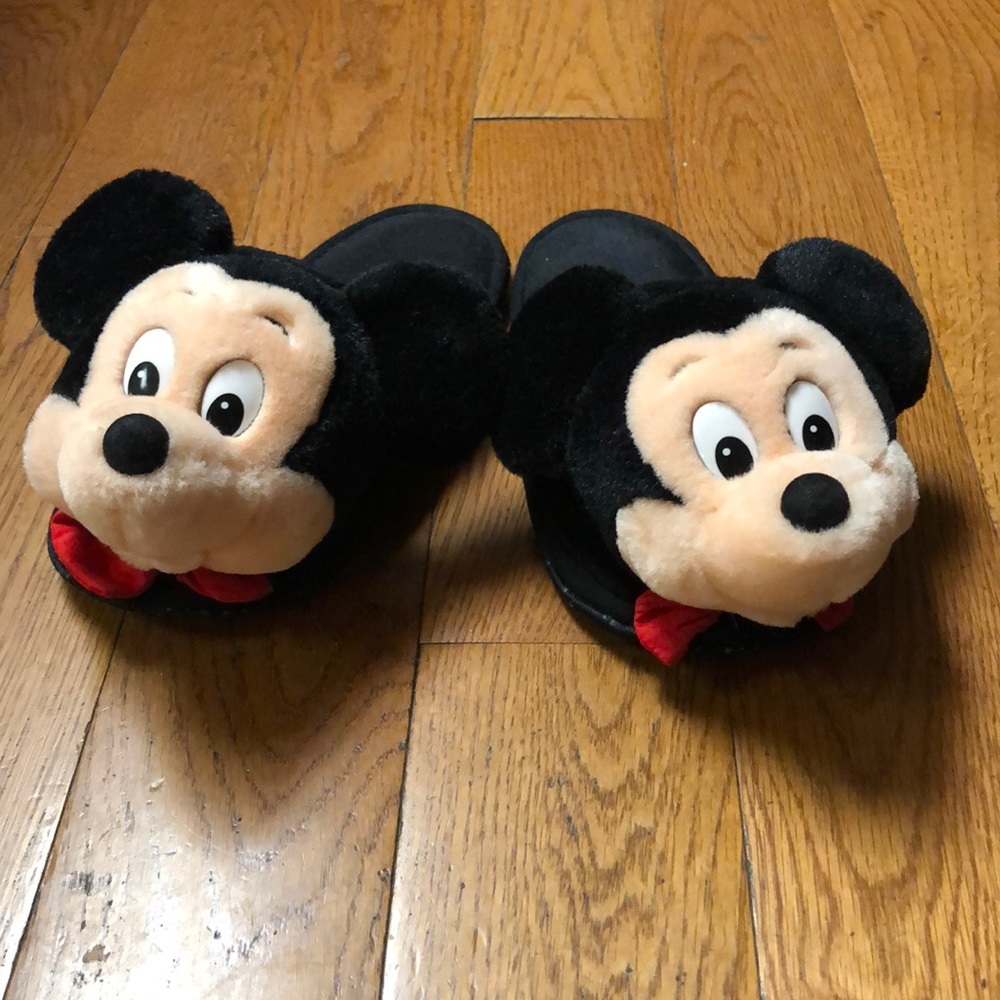 Disney Mickey Mouse slippers.